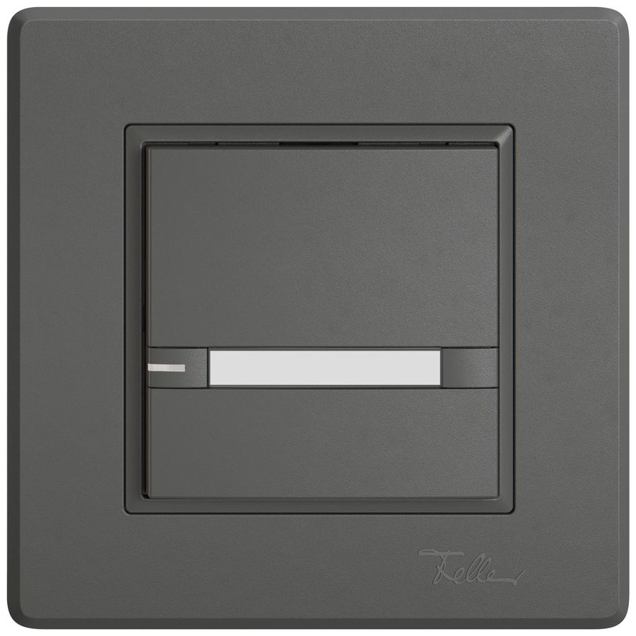 Poussoir KNX RGB ENC EDIZIO.liv SNAPFIX® capteur temp.RGB-LED étiqu.1×com.2T grf