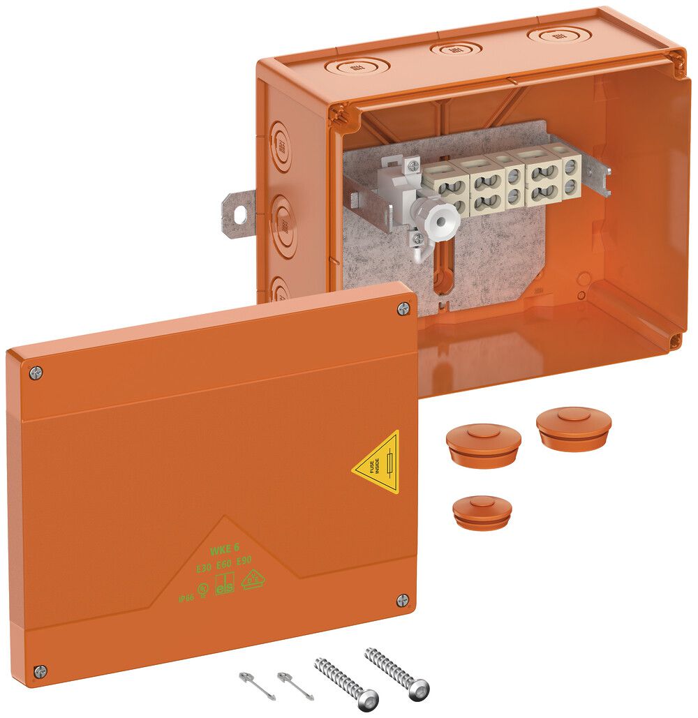 Boîte de dérivation AP Spelsberg WKE 6 5/3×16mm² E90 250×200×120mm IP66 or