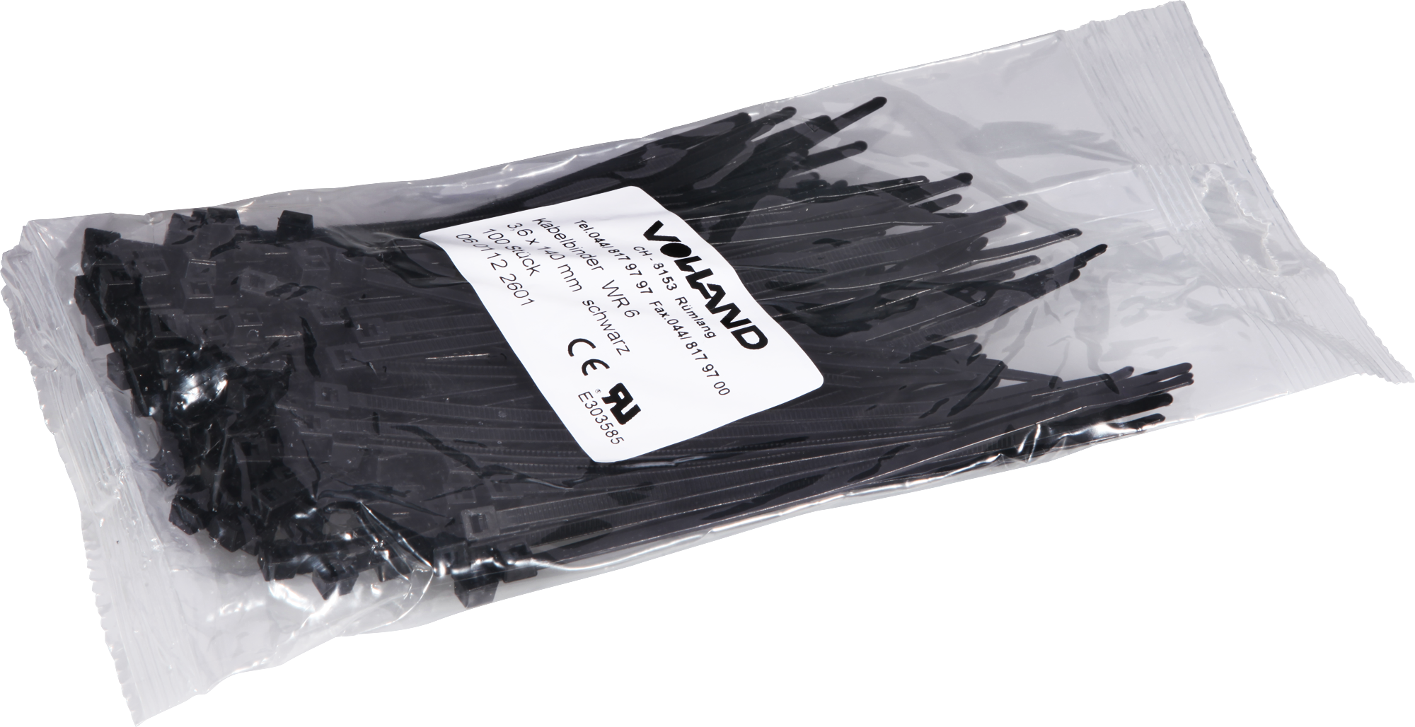 Kabelbinder Ty-Rap TY524MXR 3.6×140mm schwarz