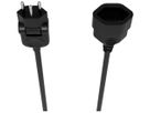 Cavo di prolunga MOVE PVC 10A 230V 3×1mm² spina T12 presa T13 3m nero