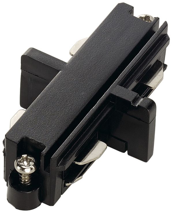 Längsverbinder SLV für 1-Phasen Stromschiene, schwarz