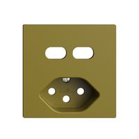 Kit di montaggio Feller EDIZIOdue per presa USB 2×tipo C + tipo 13 olive