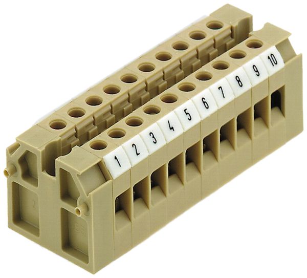 Borne de passage Weidmüller AKB connexion à vis 4mm² beige