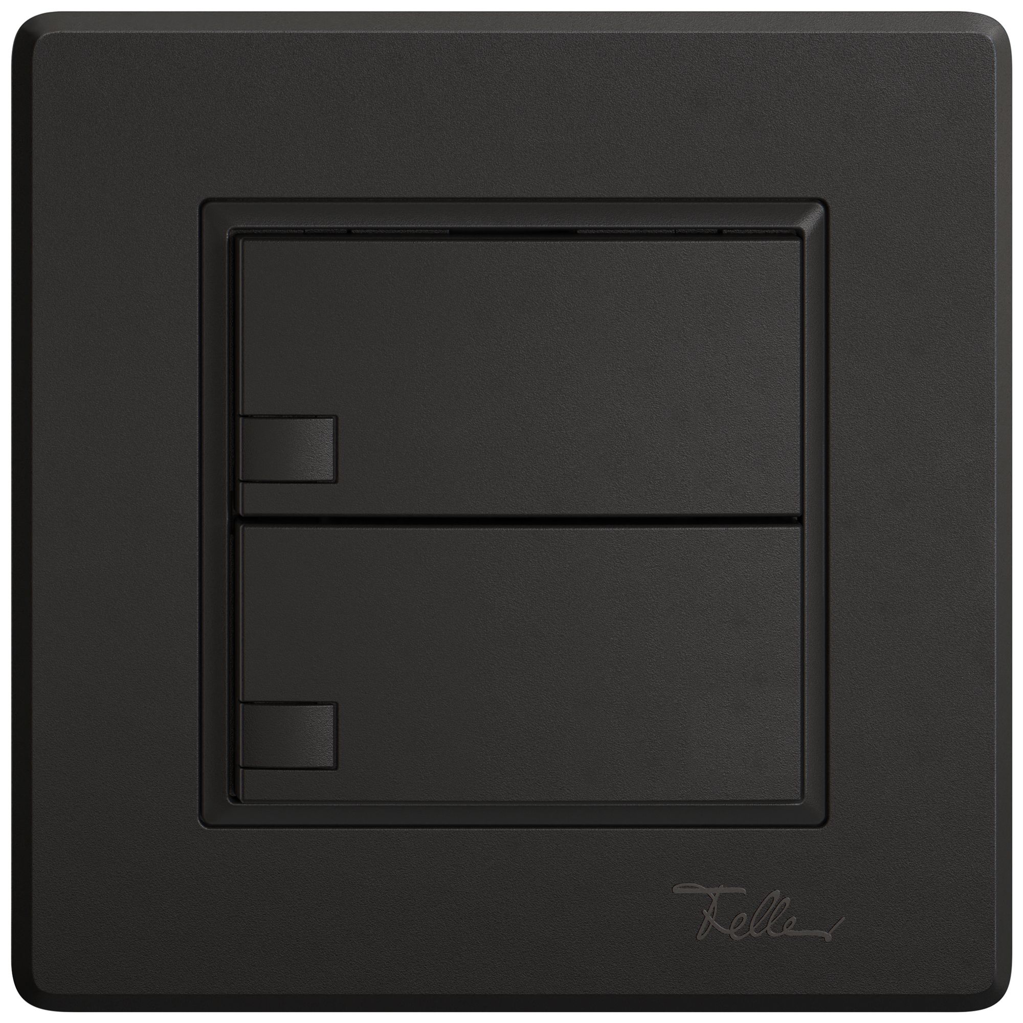 Poussoir KNX RGB ENC EDIZIO.liv SNAPFIX® capteur temp.s.LED 2× comm.1T no