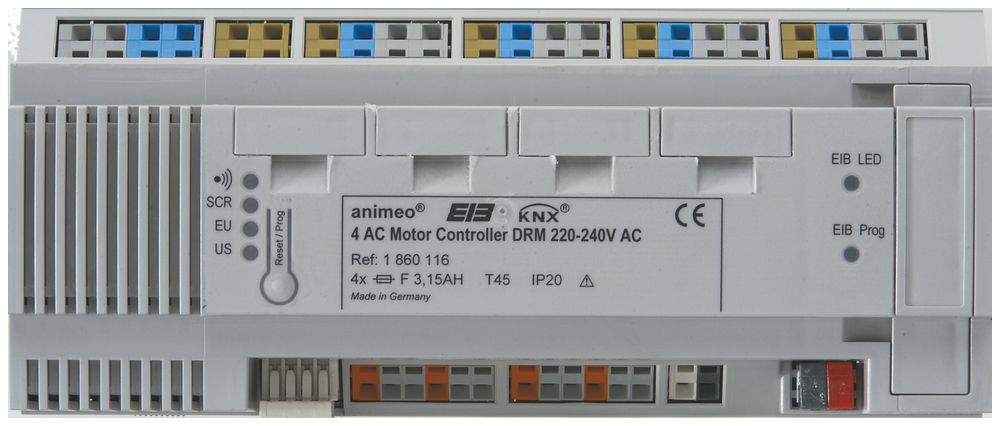 Comando motore AMD KNX animeo IB+ 4 AC Motor Controller DRM