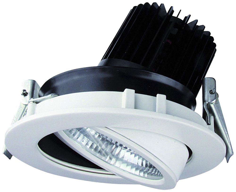 Downlight LED INC DOTLUX TURN 24W, 3000K, 40°, blanc