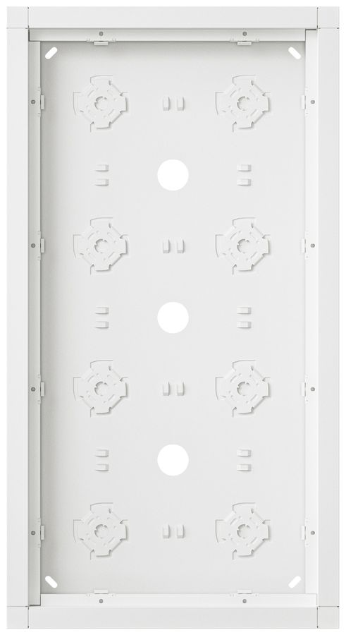 AP-Gehäuse Siedle 8× 232×432×36.5mm weiss