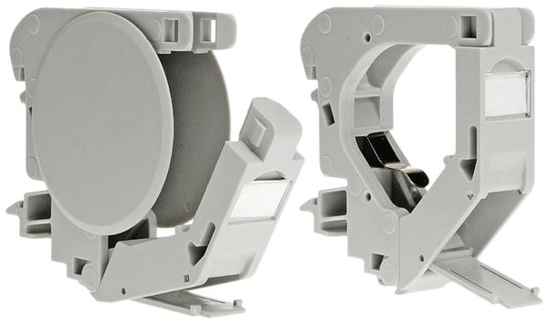 Adapter Dätwyler für DIN-Schiene 1×Keystone