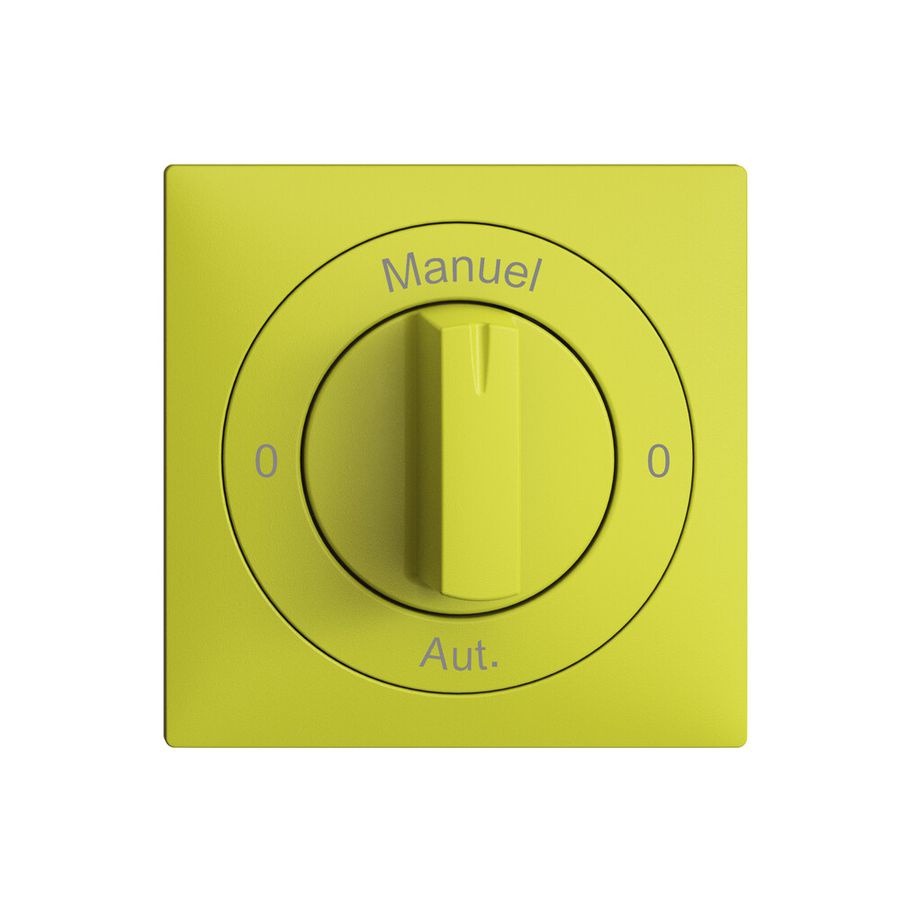 Kit front. 0-Auto-0-Main EDIZIOdue lemon 60×60mm per interr.rot