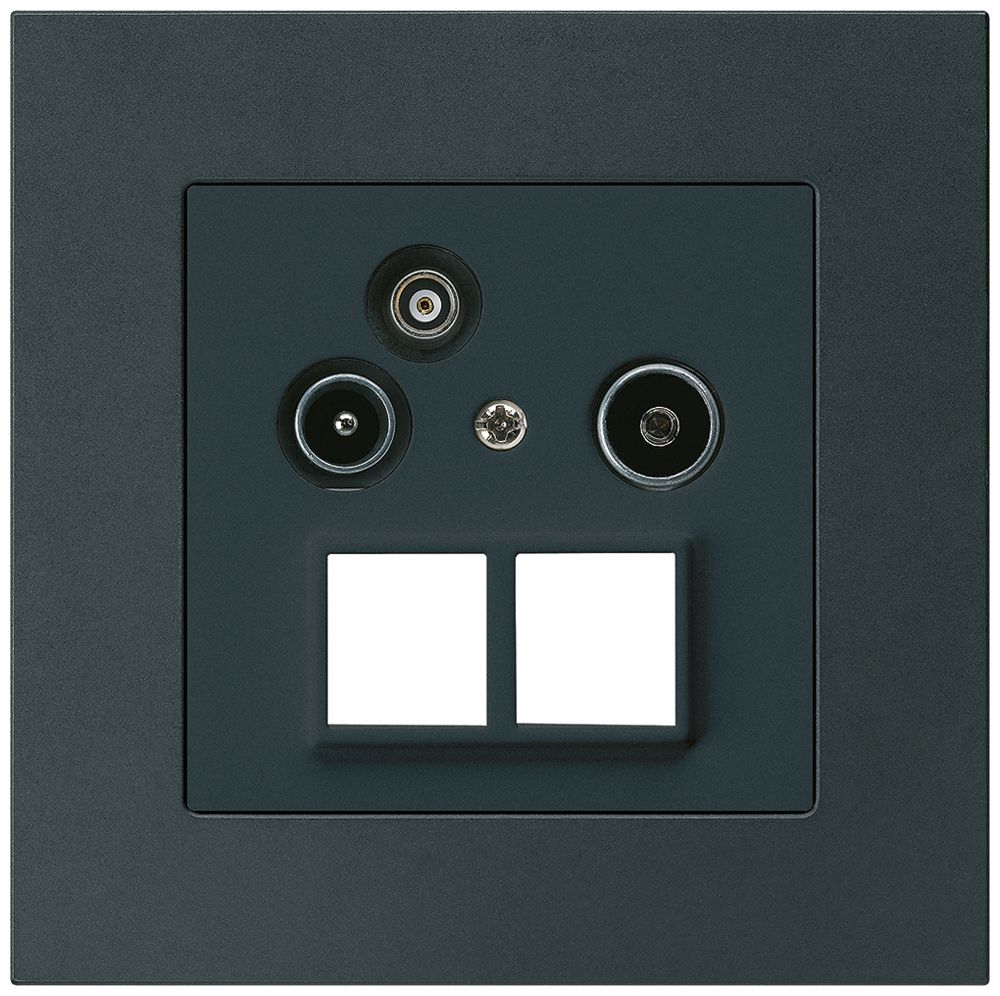UP-Antennendose R/TV-Daten kallysto.pro HMS 2GHz 14db schwarz