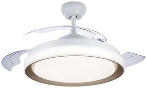 Lampada sospesa LED Bliss 28/35W 4500lm 827/840/855 diretto oro ventilatore