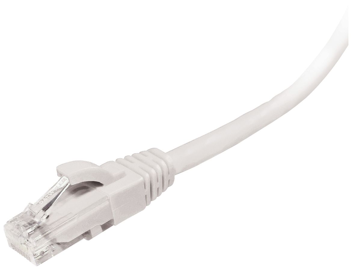 Câble patch RJ45 Dätwyler 602 4P cat.6 U/UTP AWG24 FR/LSZH blanc 2m