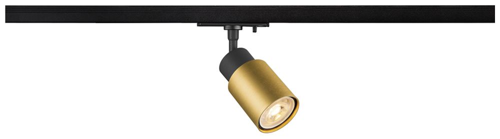 Spot SLV PURI 2.0 Tube GU10 1×6W REG AD1PH Ø55mm nero/oro