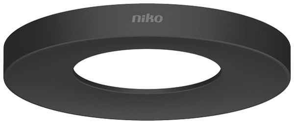 Dekorring, für Melder P34MR, schwarz