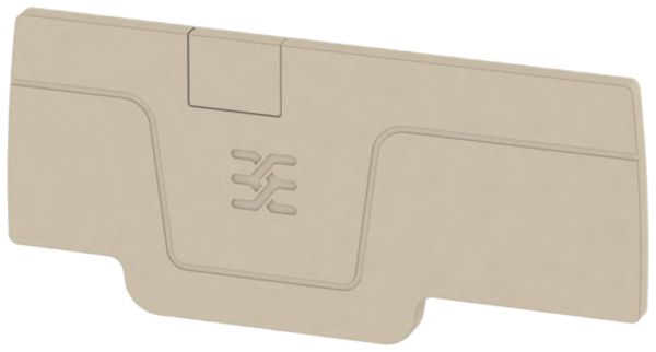 Abschlussplatte Weidmüller A-Reihe AEP 3C 2.5 64.15×2.1mm, beige