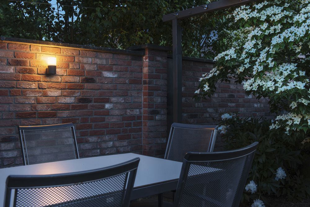 Applique SLV GRAFIT round E27 11W IP44 aluminium anthracite