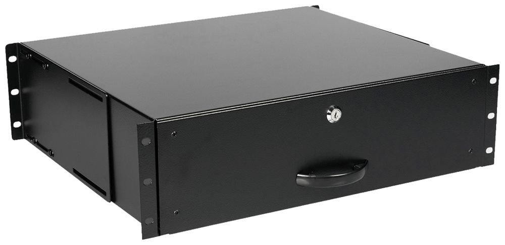 Schublade ROLINE 485×130×400mm Abschliessbar schwarz