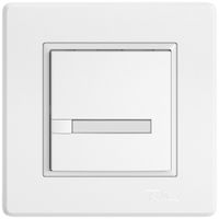 Poussoir KNX RGB ENC EDIZIO.liv SNAPFIX® capteur temp.s.LED étiqu.1× comm.1T bc