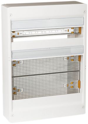 Armoire de distribution AP média Legrand 3-rangées, 18 UM blanc