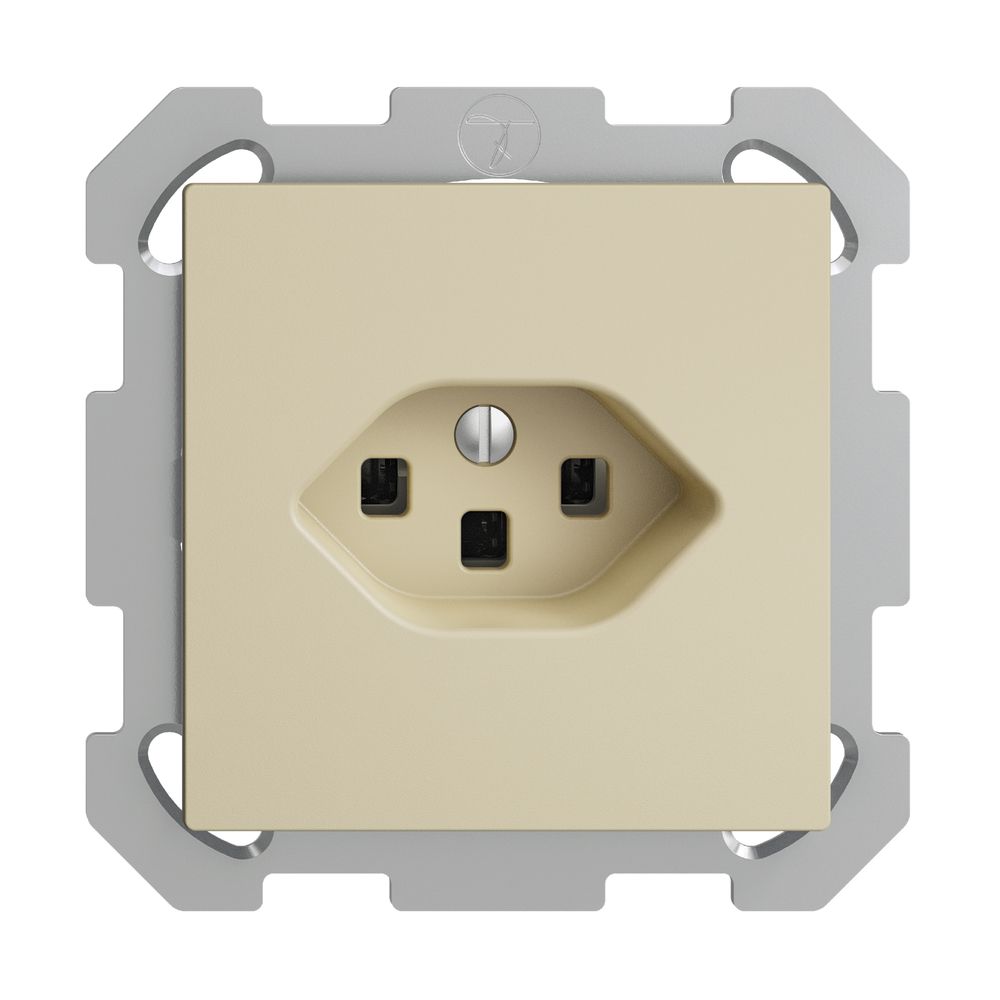 UP-Steckdose EDIZIOdue T23 16A vanille, mit Steckklemmen