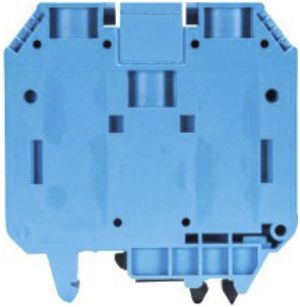 Borne de passage joignable WKN 10mm² 124A 2×racc.vis 1 ét.rail TH35/G32 blc