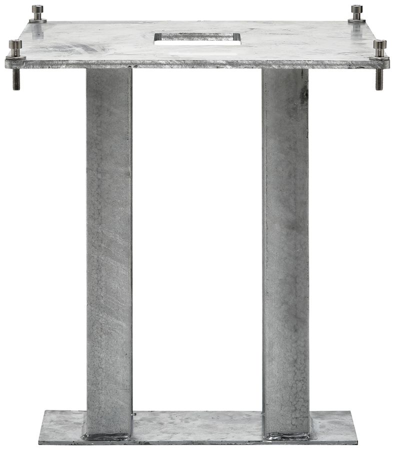 Socle Siedle acier inoxydable acier affiné 458×500×458mm