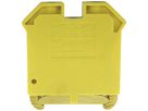 Borne de terre joignable Woertz Ex 6…16mm² vis 2×1 rail DIN 35mm vert/jaune