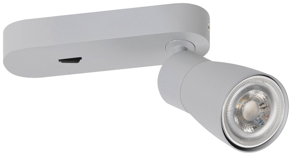 Spot SLV PURI 2.0 Dome CW GU10 1×6W DIM Ø55×150×87mm grau
