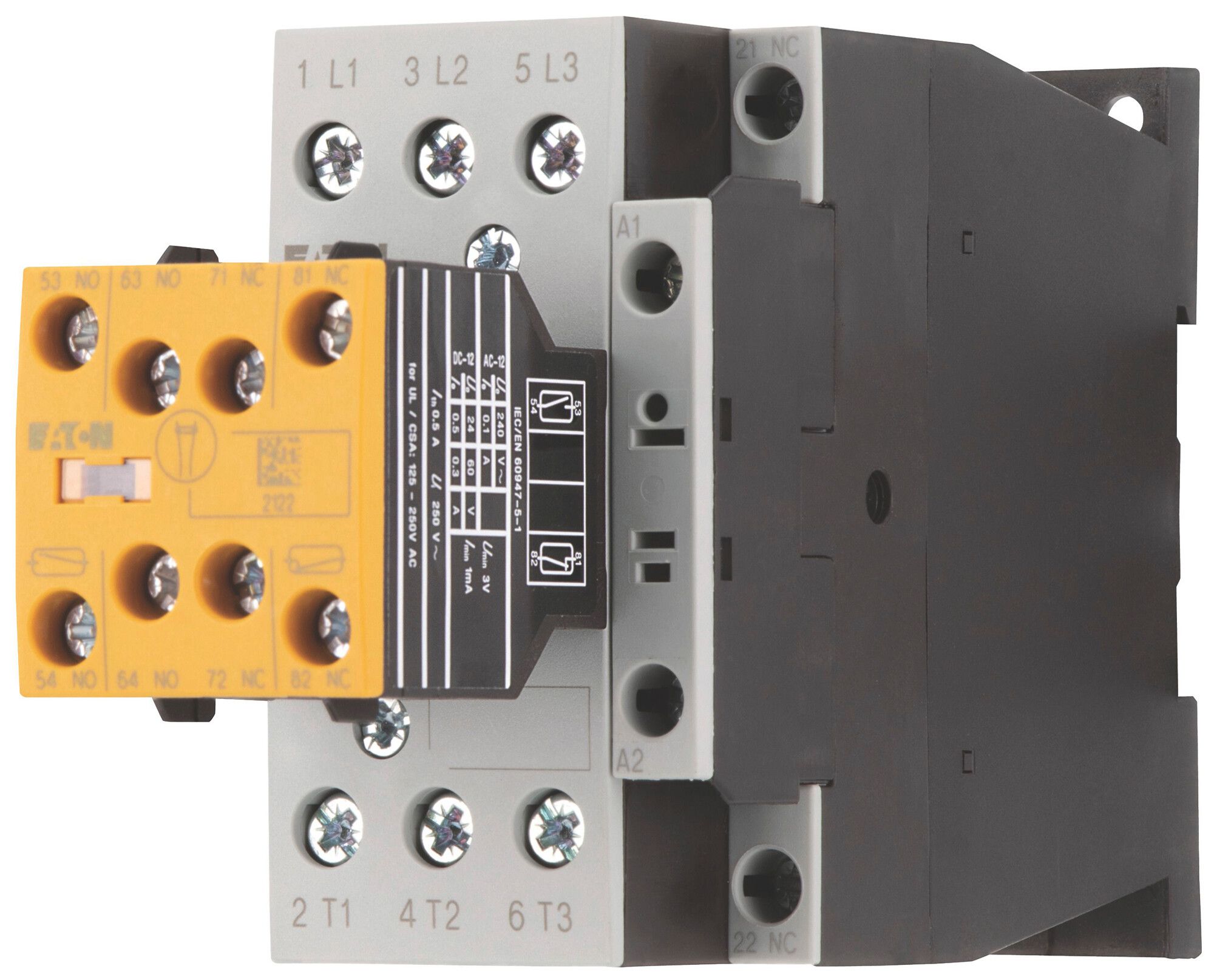 Leistungsschütz Eaton DILMS32-R23 24V DC 3NO 45A 32A 15kW 7kW 24…690V