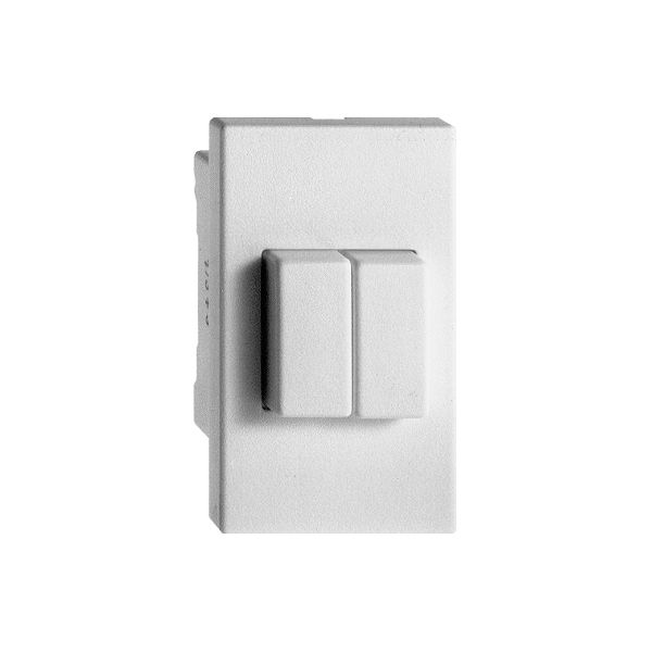 Contatto pulsante INS 2×A-R/1P nero FH