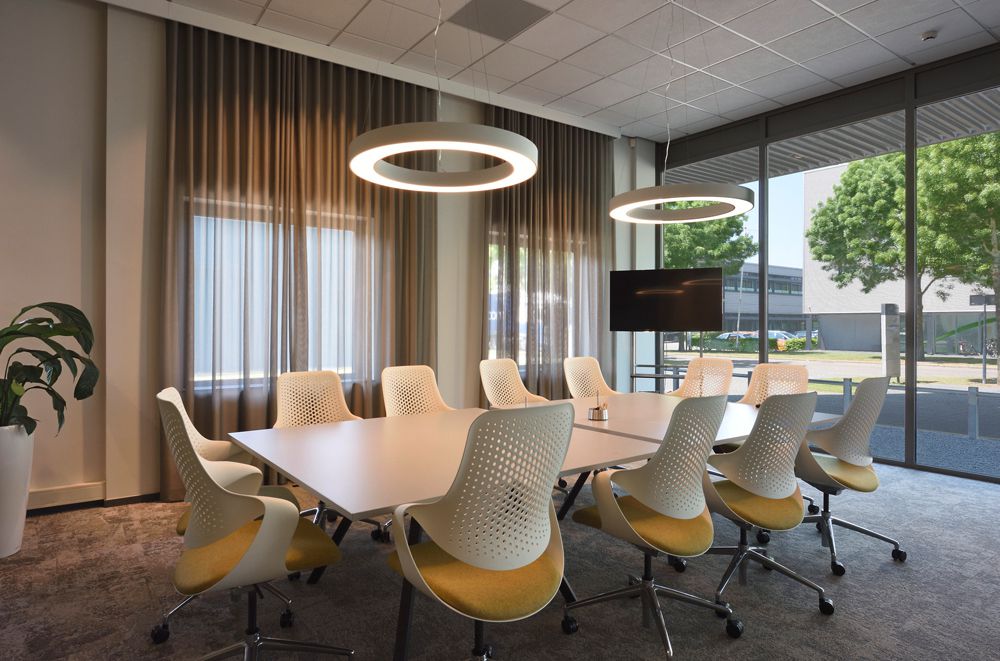 LED-Pendelleuchte SLV MEDO RING 90 56W 4185lm 3000K IP20 weiss