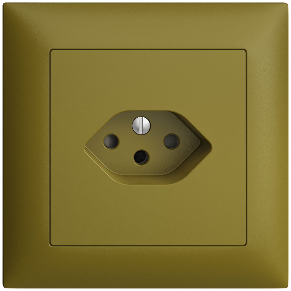 UP-Steckdose EDIZIOdue T13 olive
