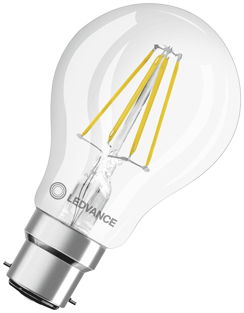 Lampe LED LEDVANCE CLAS A B22d 6.5W 806lm 2700K Ø60×104mm type A clair