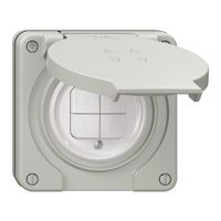 Contatto per tapparelle NUP NEVO, 2-canale, profondità 18 mm, 87×87 mm, grc