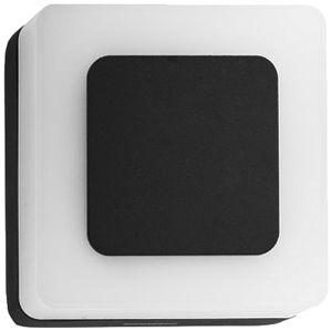 Applique LED AP Brumberg 9W 230V 3000K 665lm 135×135mm noir