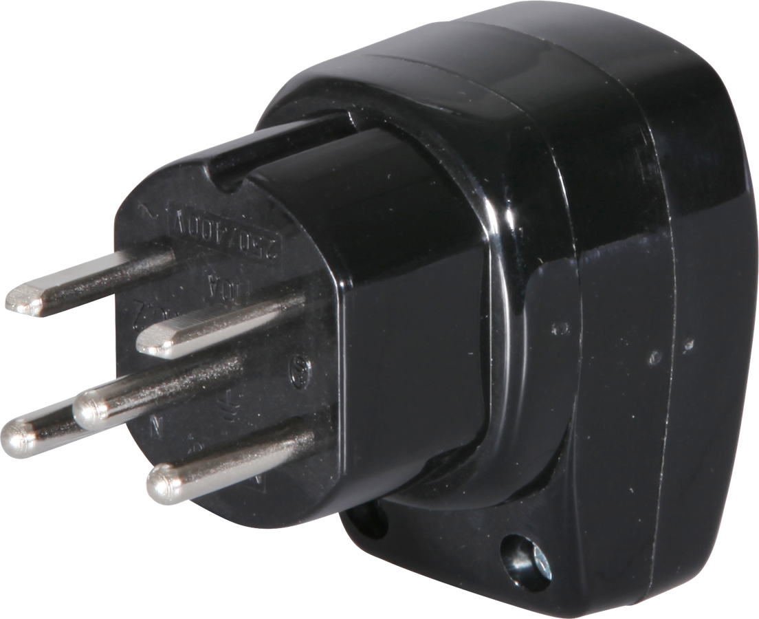 Stecker Warob T15 Einführung vertikal schwarz