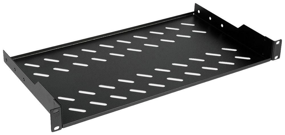 Geräteboden ROLINE 485×45×250mm 15kg schwarz Fachboden