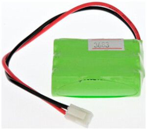 Accu DOTLUX EXITflat 3.6V 2000mAh nichel-cadmio 53×43×15mm