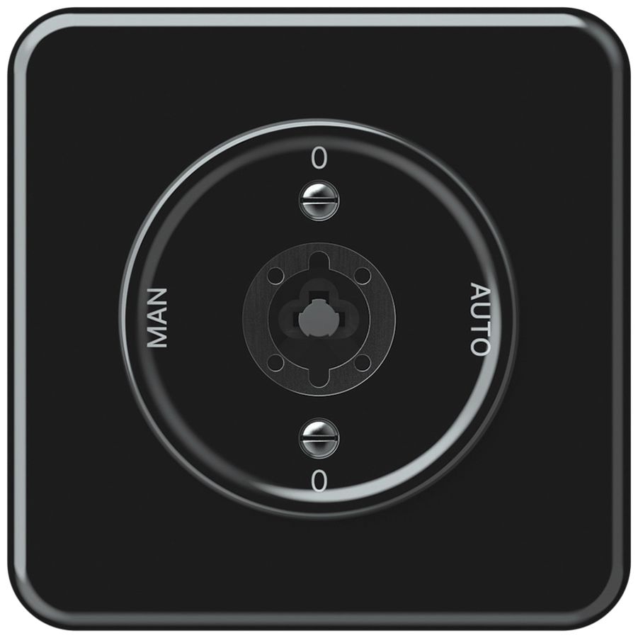 Interruttore a chiave INC origin commutatore 2/1L 16A 250V 1-2-1-2 92×92mm nero