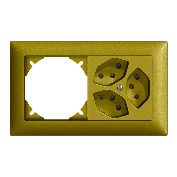 Combinaison ENC vide+3×T13 hor.EDIZIOdue olive