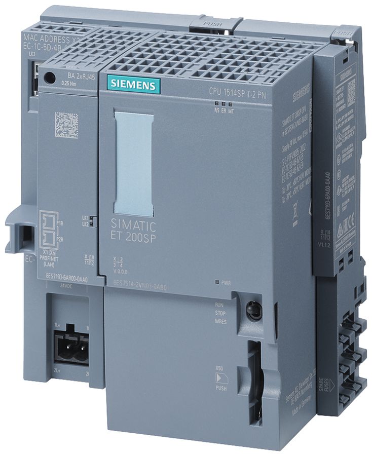 SPS-Zentralbaugruppe Siemens SIMATIC ET200SP CPU 1512SP-1 PN, PROFINET IRT