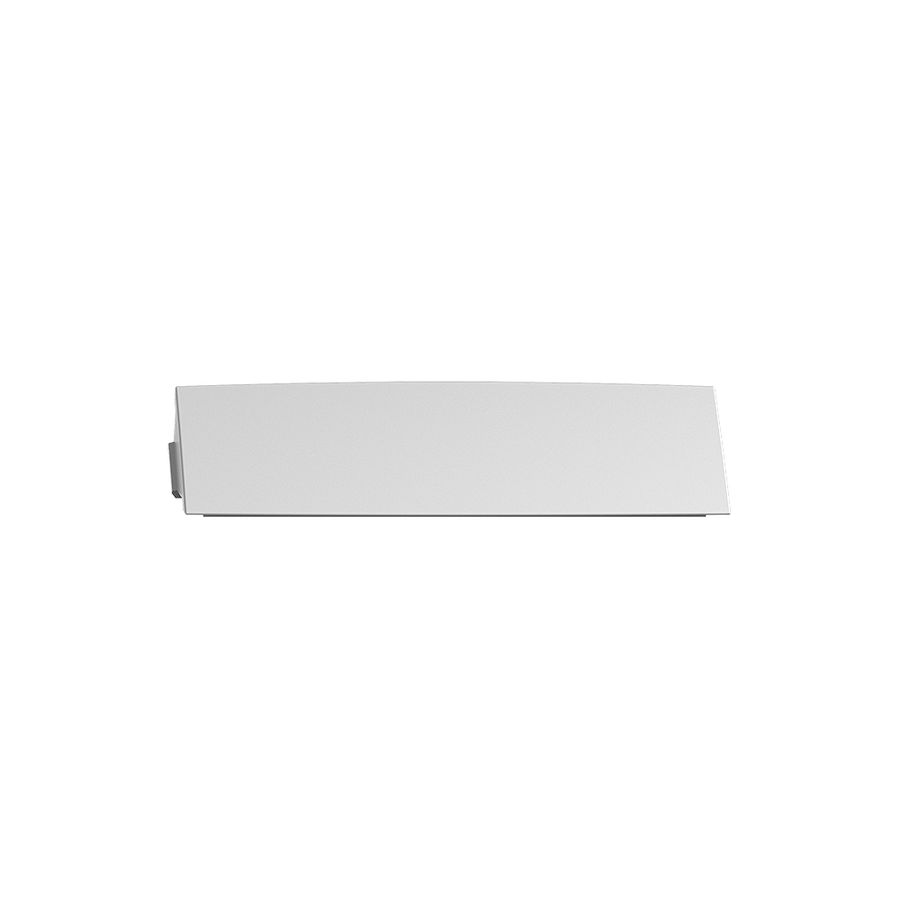 Bezeichnungsschild EDIZIOdue colore für Schrägauslass, hellgrau