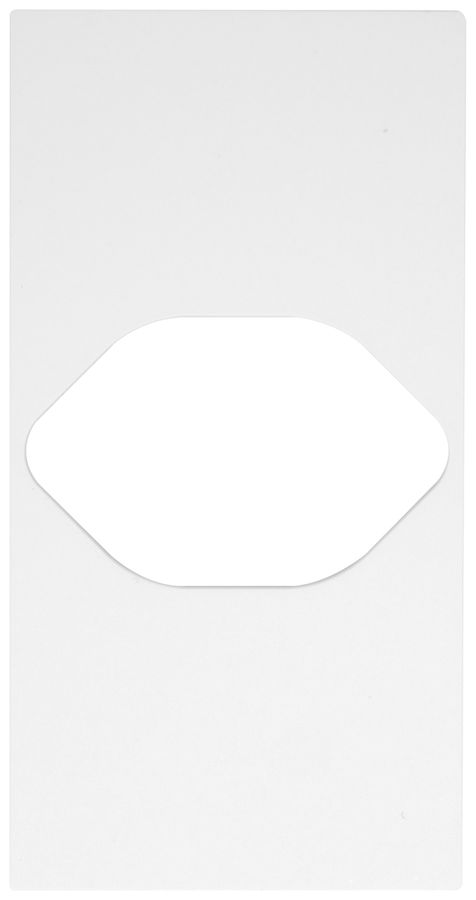 Abdeckung Living Now 2 Module für Steckdose Typ 13 oder Typ 23 weiss