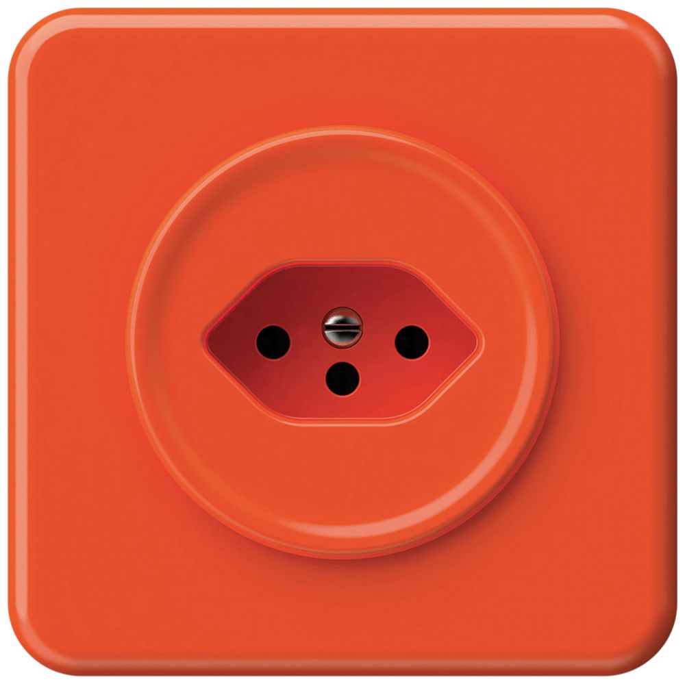 UP-Steckdose origin 1×Typ 13 10A 230V 92×92mm orange