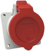 Prise CEE INC Bals INNOLINQ 5P 16A 400V rouge 6h IP54 borne sans vis 75×75mm 20°