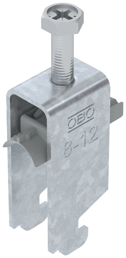 Fixation rapide BET 2056 pied à N mat.synthétique 8…12mm 2×câble acier Zn-ch-im