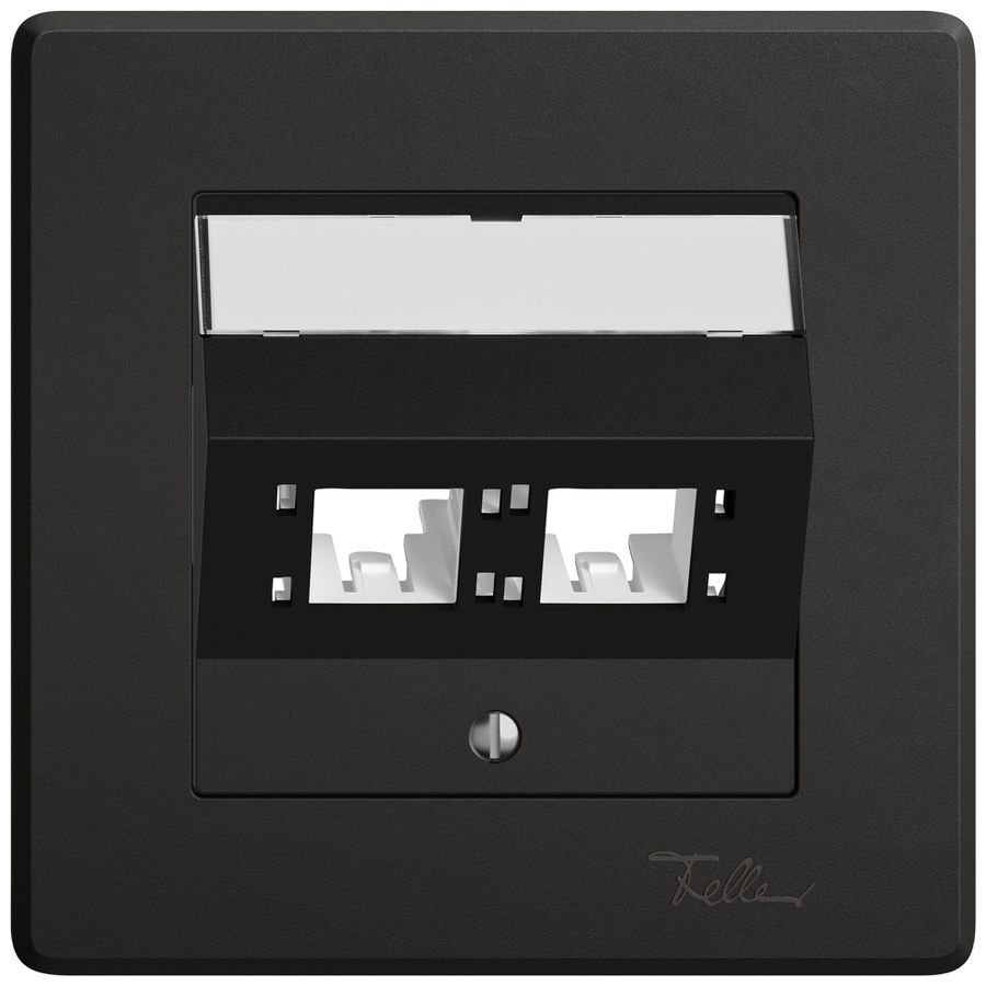 UP-Montageset EDIZIO.liv SNAPFIX® für freenet Kat.6A Adapter 2× sz