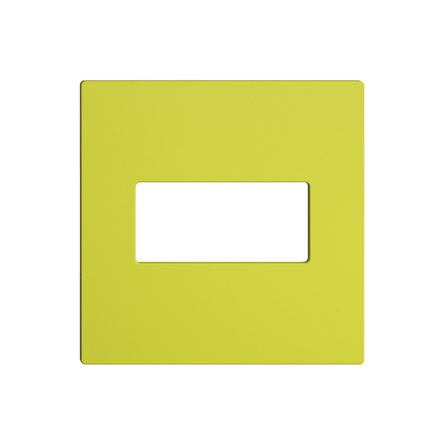 Frontset EDIZIOdue F für Bewegungsmelder pirios 180 R eco, lemon