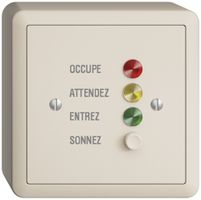 AP-Türstation für Rufleuchte französisch, EDIZIOdue crema