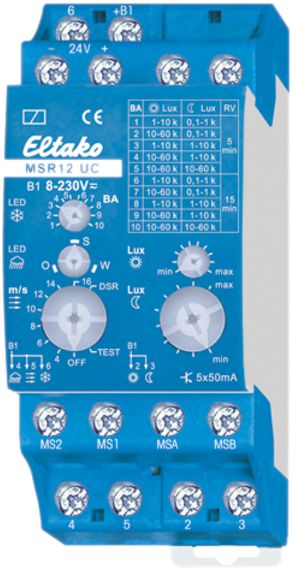 Relais sensoriel multifonc.AMD Eltako 8…230VUC, MSR12
